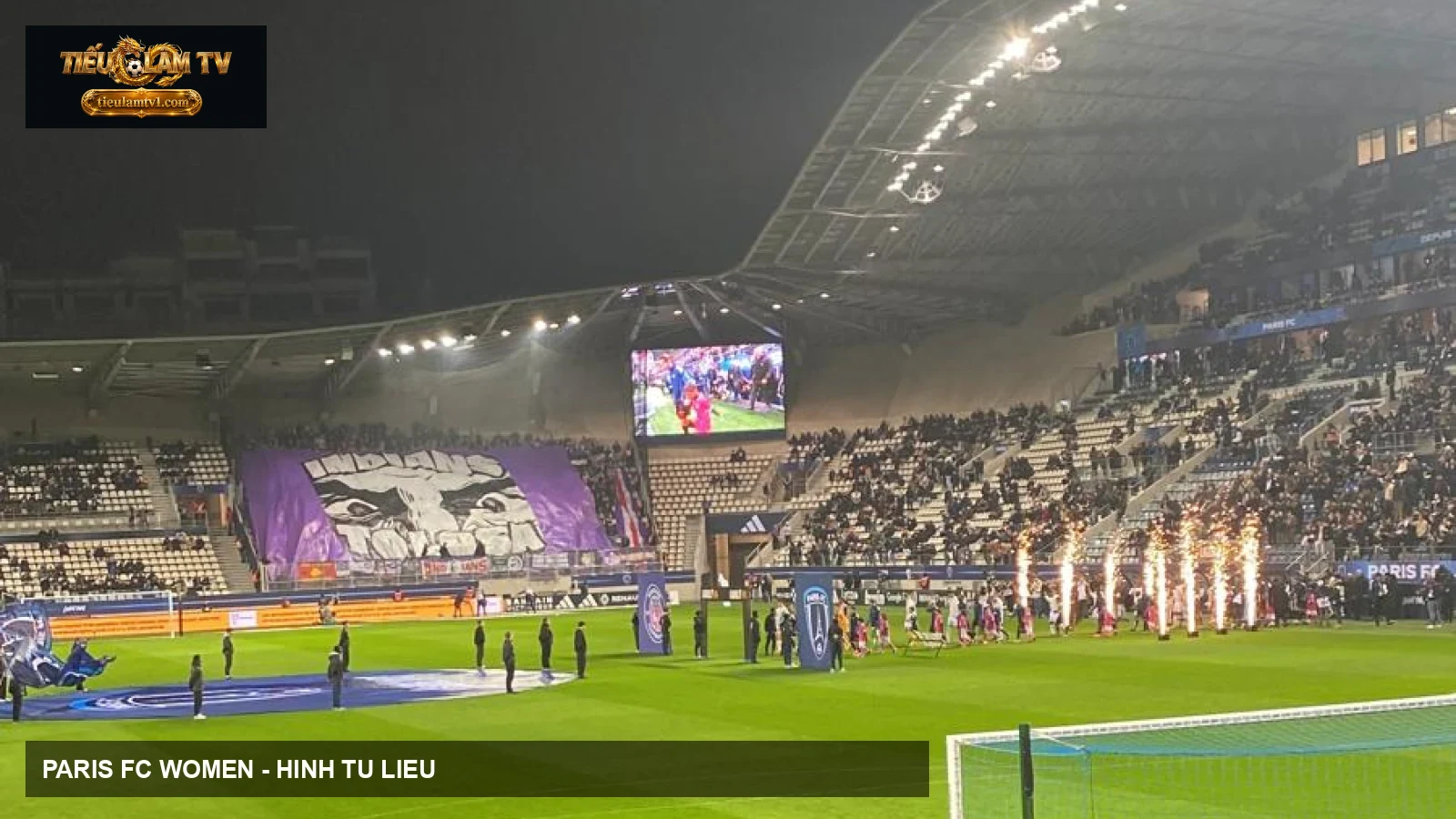 Khung hình hoạt động của Paris FC tại sân Jean-Bouin